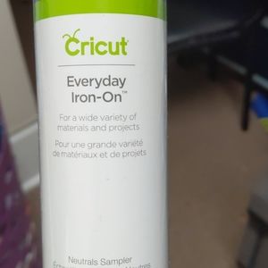 Cricut iron on, 3 sheets (12" x 12" each sheet)